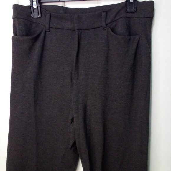 Old Navy Pants Women 12 Flare Trouser Soft Stretch Gray - Picture 4 of 15